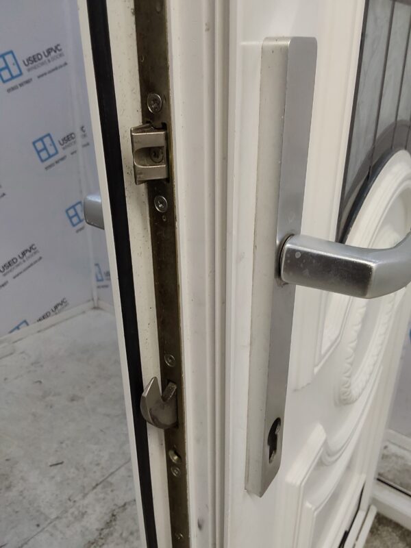 Used White Upvc Front Door 900mm x 2085mm (reduce to 875mm) 0525 - Image 5