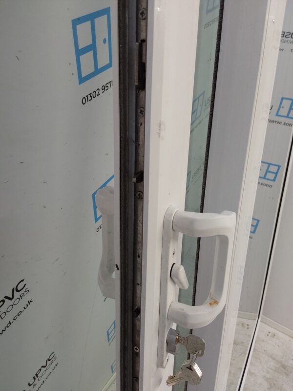 Used White Upvc Sliding Patio Door 2405mm x 2040mm EA3 - Image 9