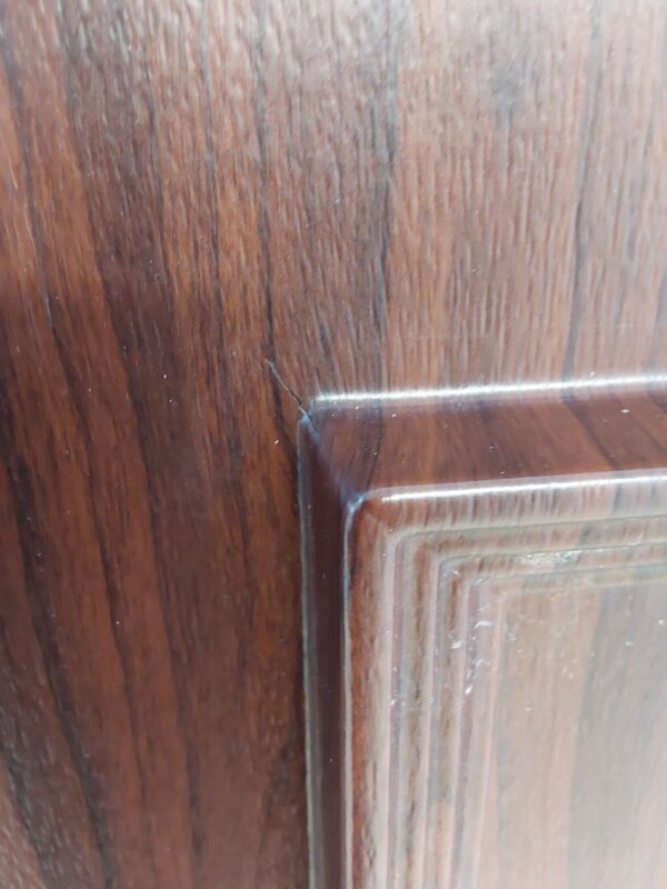 Used Rosewood Upvc Front Door 895mm x 2095mm 0247 - Image 4