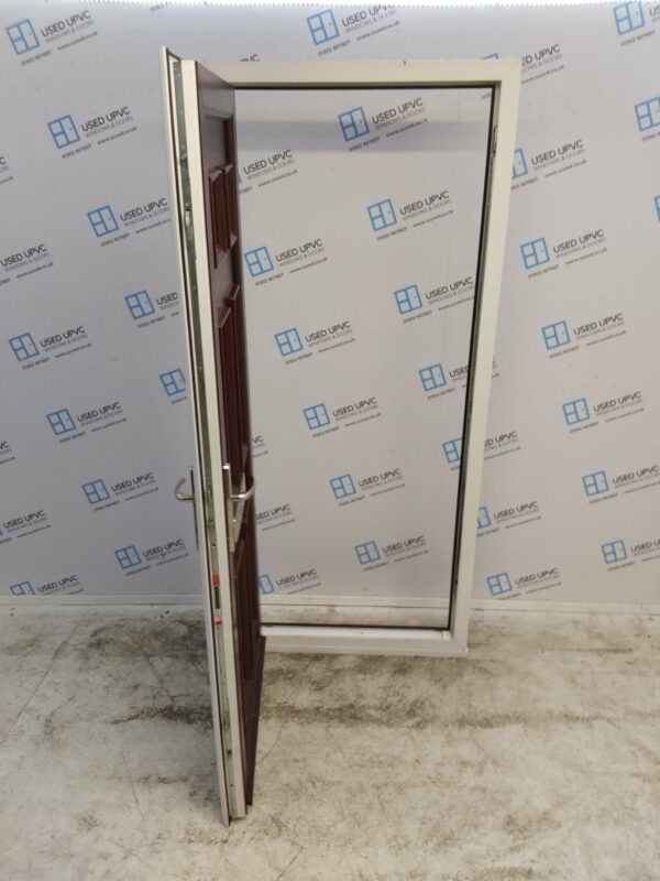 Used Rosewood Upvc Front Door 895mm x 2095mm 0247 - Image 3