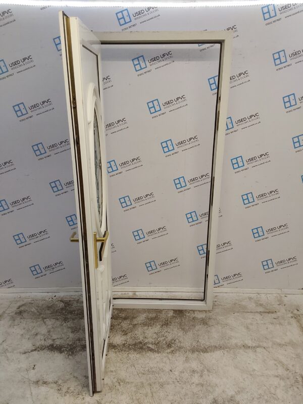 Used White Upvc Front Door 930mm x 2130mm 0211 - Image 3