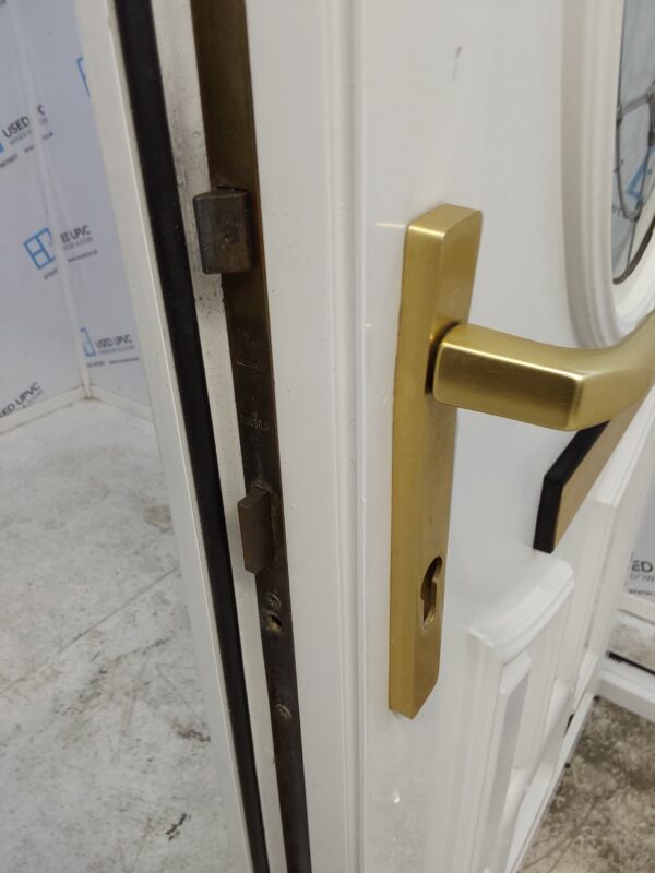 Used White Upvc Front Door 930mm x 2130mm 0211 - Image 6