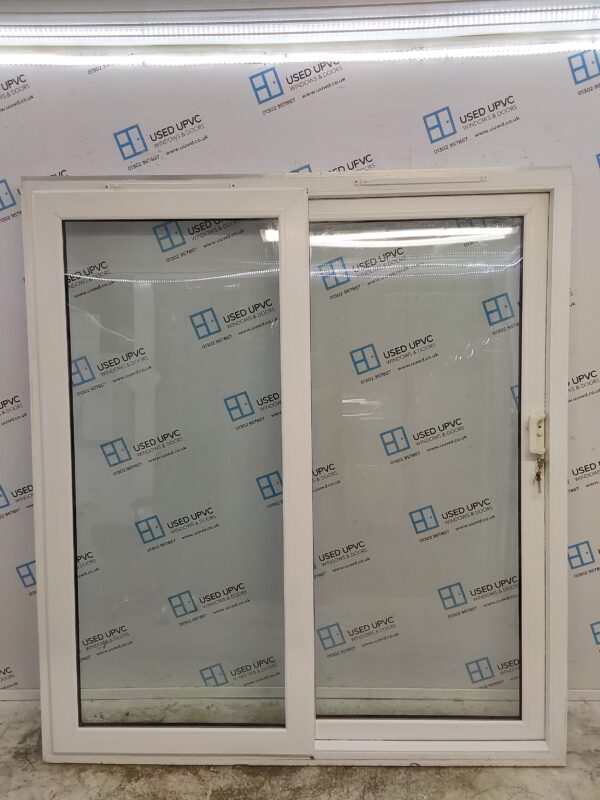 Used White Upvc Sliding Patio Door 1815mm x 2005mm EA4 - Image 2