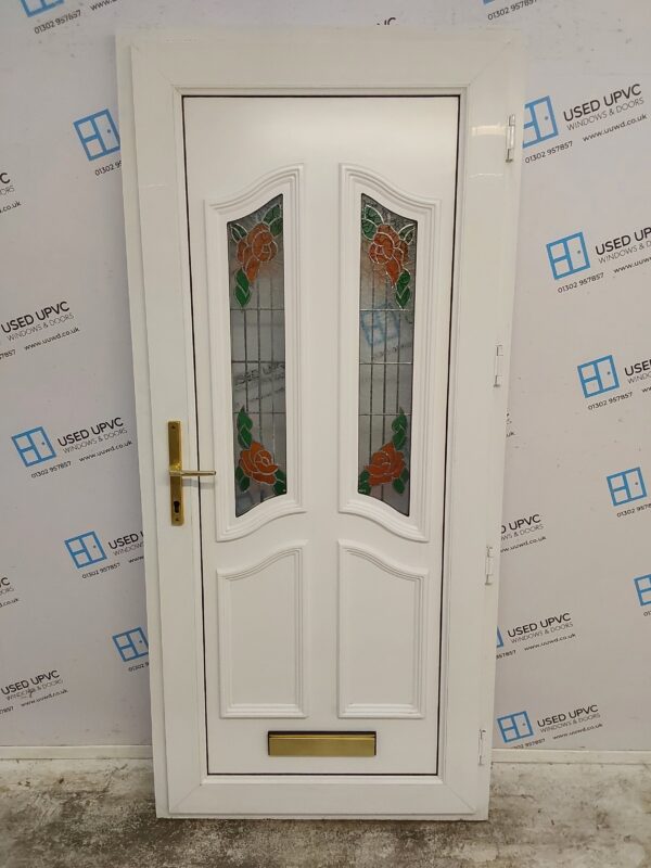 Used White Upvc Front Door 930mm x 2040mm 0243 - Image 2