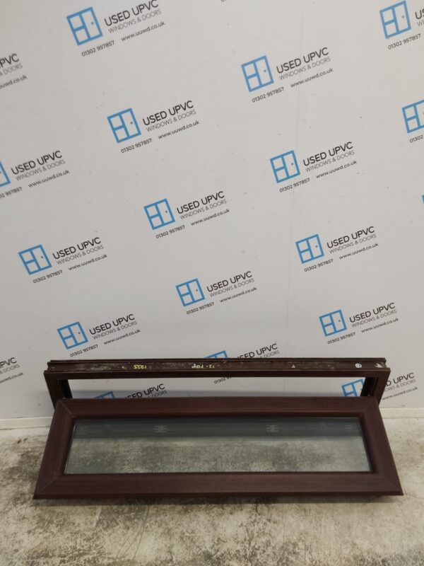 Used Woodgrain Upvc Window 1220mm x 390mm C2B040 - Image 2