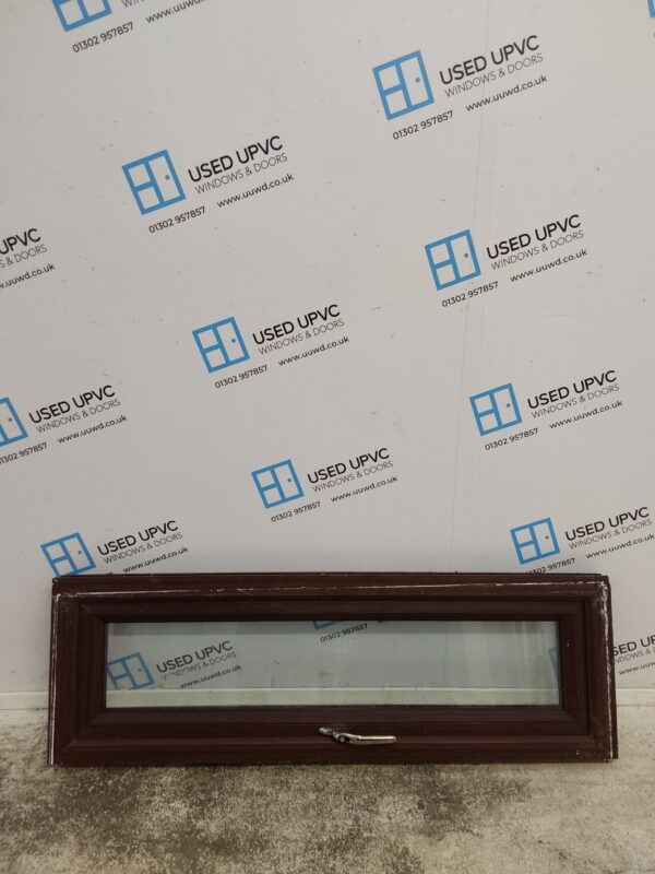 Used Woodgrain Upvc Window 1220mm x 390mm C2B040 - Image 4