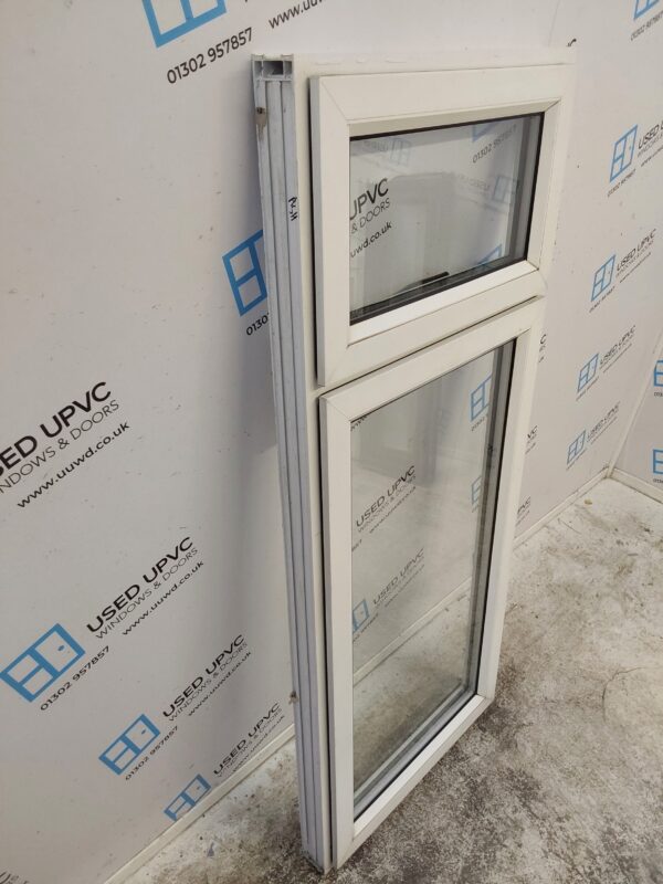 Used White Upvc Window 615mm x 1450mm C2B026 - Image 5