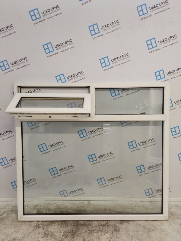 Used White Upvc Window 1620mm x 1485mm LW0041 - Image 2