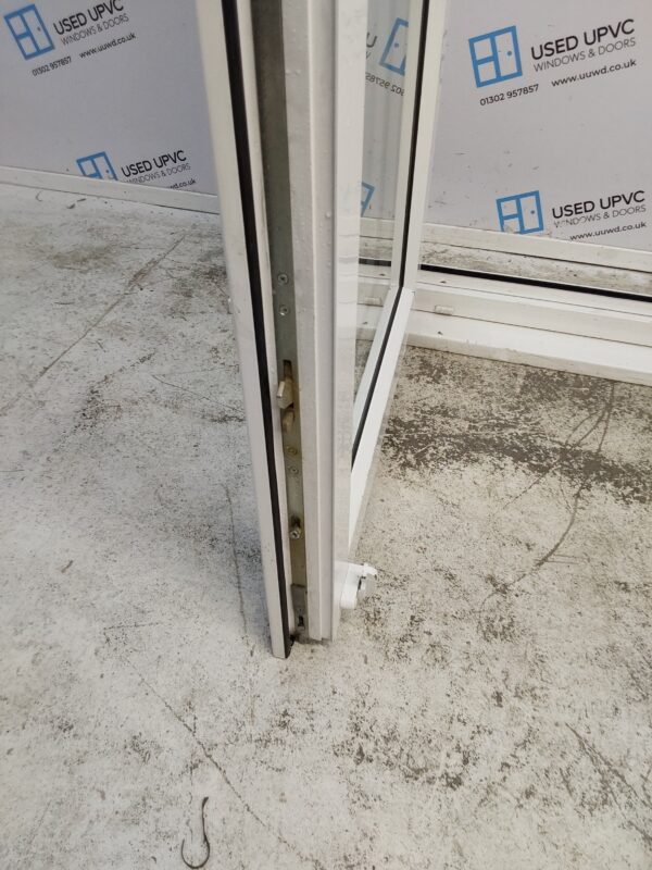 Used White Upvc French Doors And Side Panels 2125mm x 2085mm EA8 - Image 5