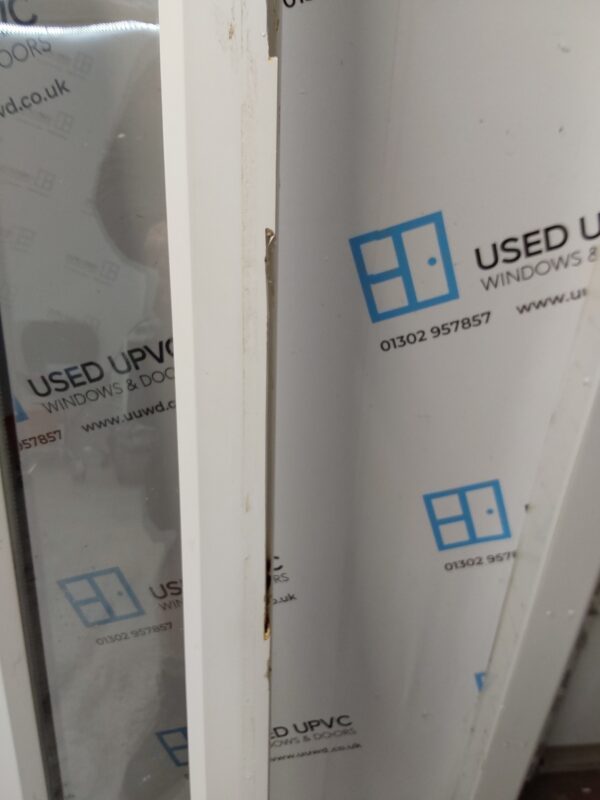 Used White Upvc French Doors And Side Panels 2125mm x 2085mm EA8 - Image 9