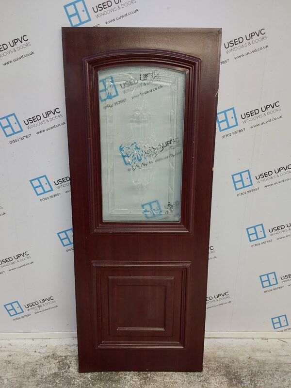 Used Rosewood Upvc Back Door Panel 695mm x 1762mm x 28mm UDP0021 - Image 4