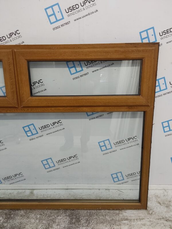 Used Oak Upvc Window 1790mm x 1190mm LW0057 - Image 6