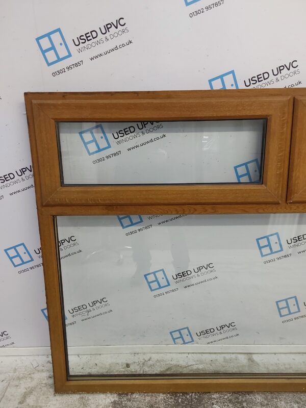 Used Oak Upvc Window 1790mm x 1190mm LW0057 - Image 7