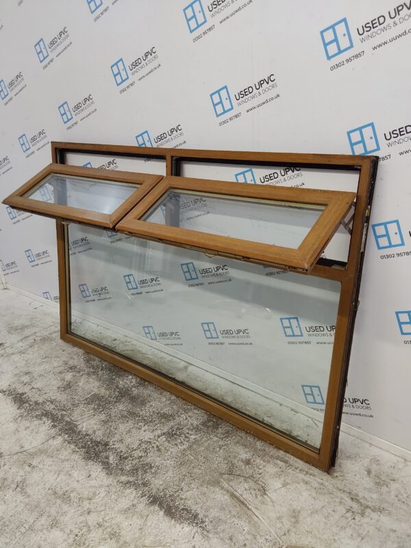 Used Oak Upvc Window 1790mm x 1190mm LW0057 - Image 4