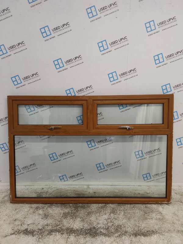 Used Oak Upvc Window 1790mm x 1190mm LW0057 - Image 2