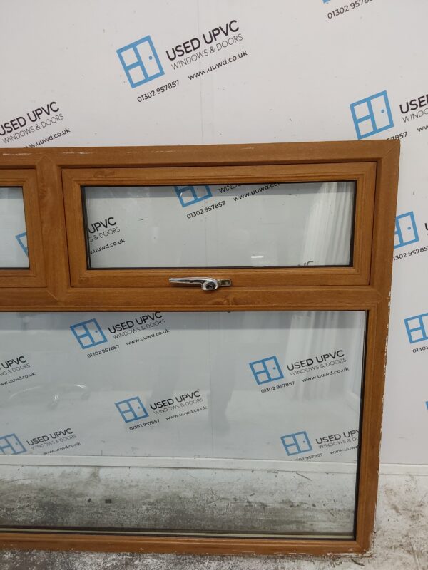 Used Oak Upvc Window 1790mm x 1190mm LW0057 - Image 9