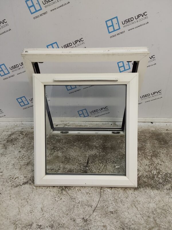 Used White Upvc Window 780mm x 810mm W0478 - Image 3