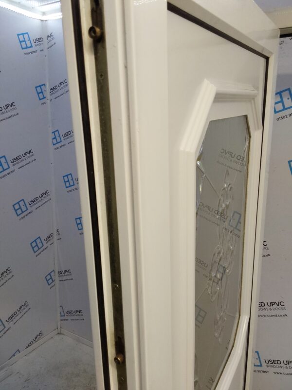 Used White Upvc Back Door 965mm x 2045mm C7D001 - Image 5