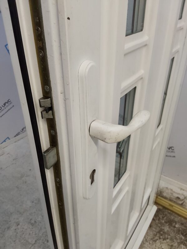 Used White Upvc Back Door 875mm x 2035mm C7D002 - Image 5