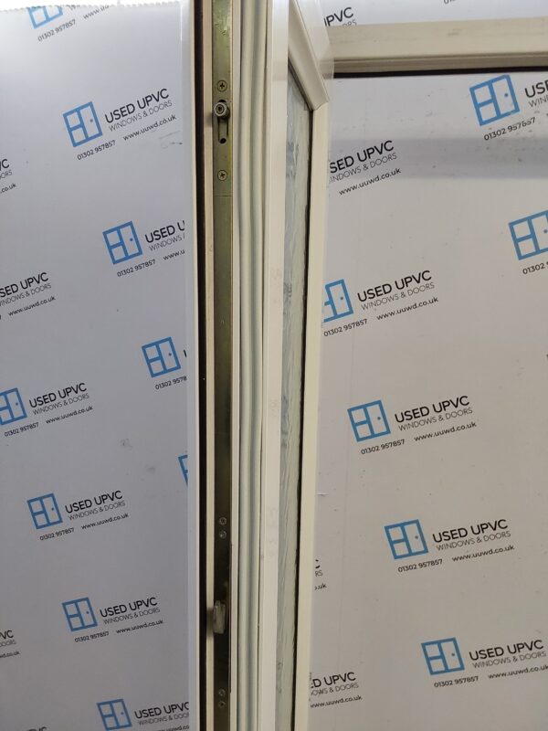 Used White Upvc French Doors 1355mm x 2110mm (Reduce To 1315mm) EA5 - Image 3