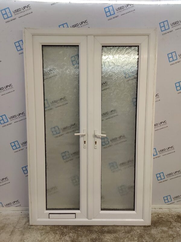 Used White Upvc French Doors 1355mm x 2110mm (Reduce To 1315mm) EA5 - Image 6