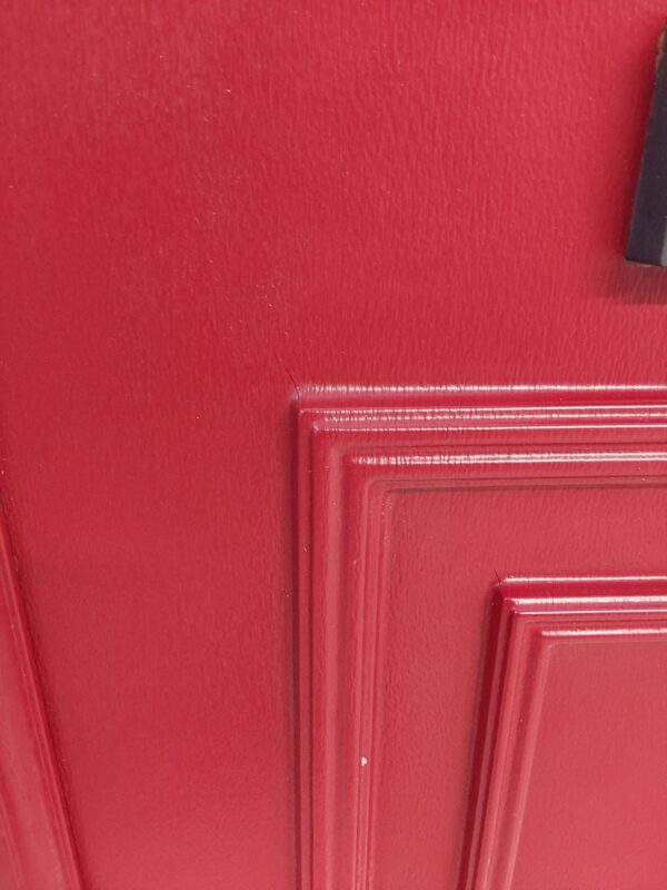 Used Red Upvc Front Door And Side Panel 1490mm x 2035mm DS008 - Image 11