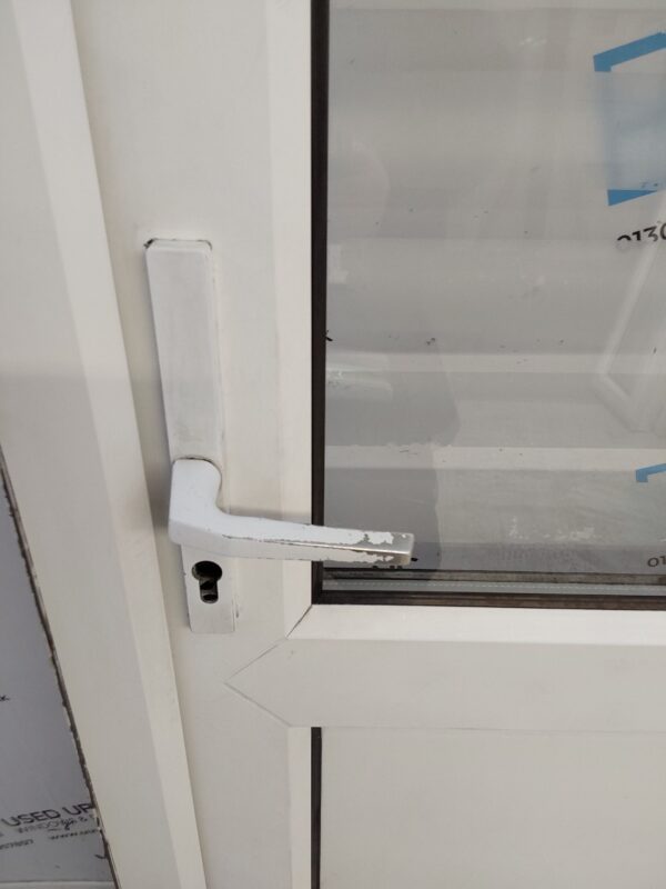 Used White Upvc Front Door And Side Panel 1360mm x 2080mm DS016 - Image 10