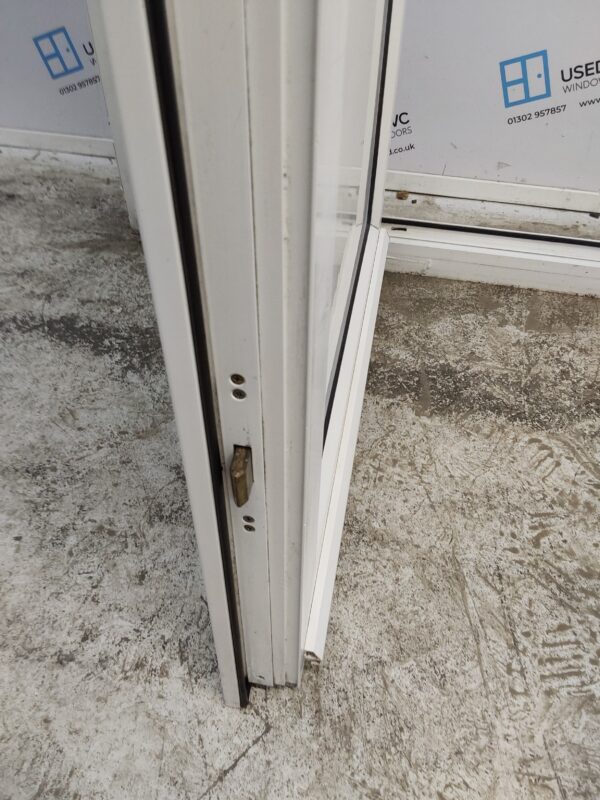 Used White Upvc Front Door And Side Panel 1360mm x 2080mm DS016 - Image 6