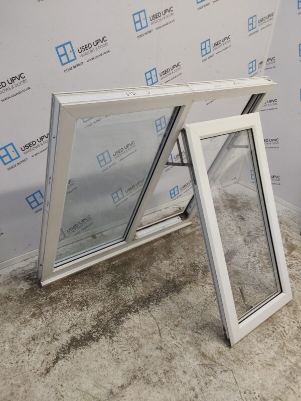 Used White Upvc Window 1190mm x 1210mm LW0081 - Image 3