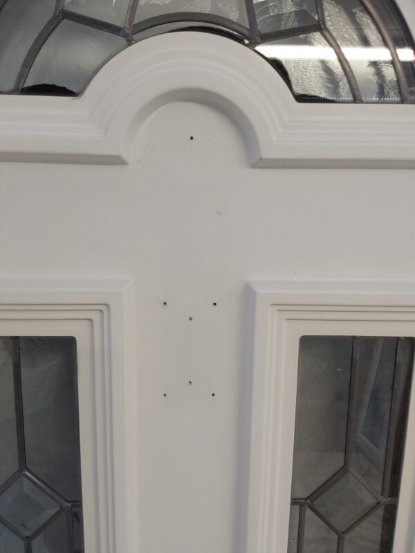 Used White Upvc Front Door And Side Panel 1520mm x 2075mm (Reduce To 1485mm) DS018 - Image 10