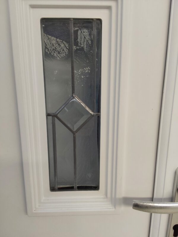 Used White Upvc Front Door And Side Panel 1520mm x 2075mm (Reduce To 1485mm) DS018 - Image 9