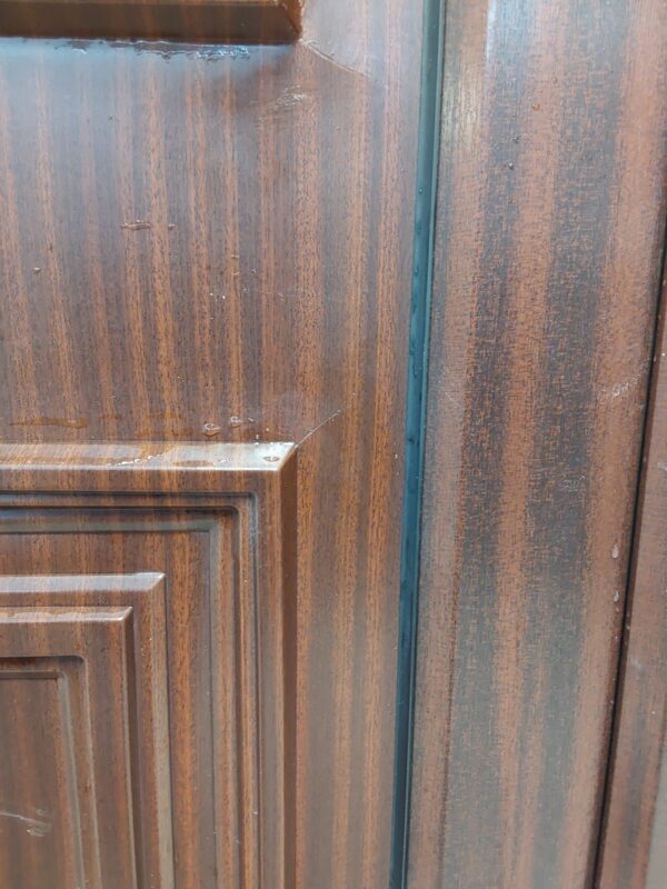 Used Woodgrain Upvc Front Door And Side Panel 1185mm x 2090mm DS019 - Image 9