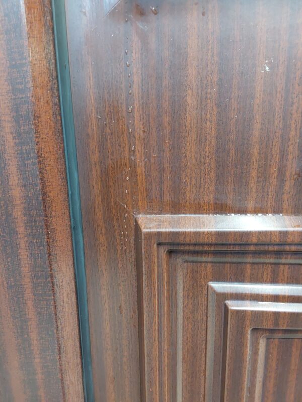 Used Woodgrain Upvc Front Door And Side Panel 1185mm x 2090mm DS019 - Image 10