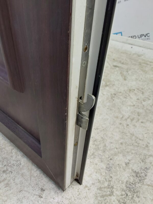 Used Rosewood Upvc Back Door 880mm x 2100mm 0779 - Image 6