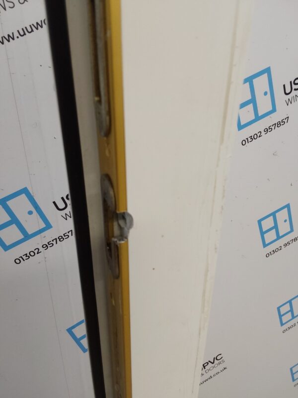 Used White Upvc Full Glass Back Door 840mm x 2100mm 0806 - Image 5