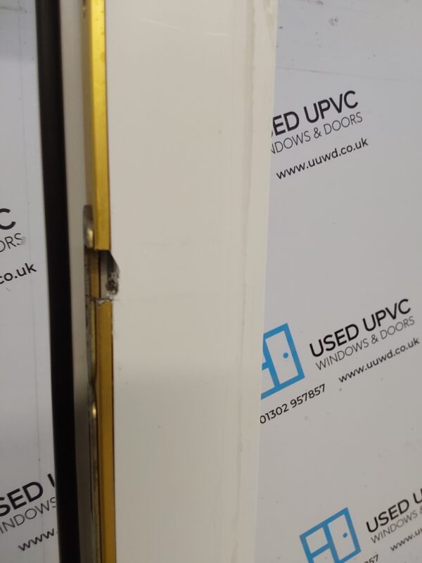 Used White Upvc Full Glass Back Door 840mm x 2100mm 0806 - Image 6