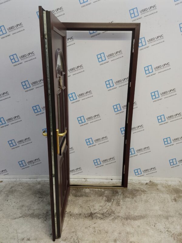 Used Rosewood Upvc Front Door 855mm x 1995mm 0481 - Image 3