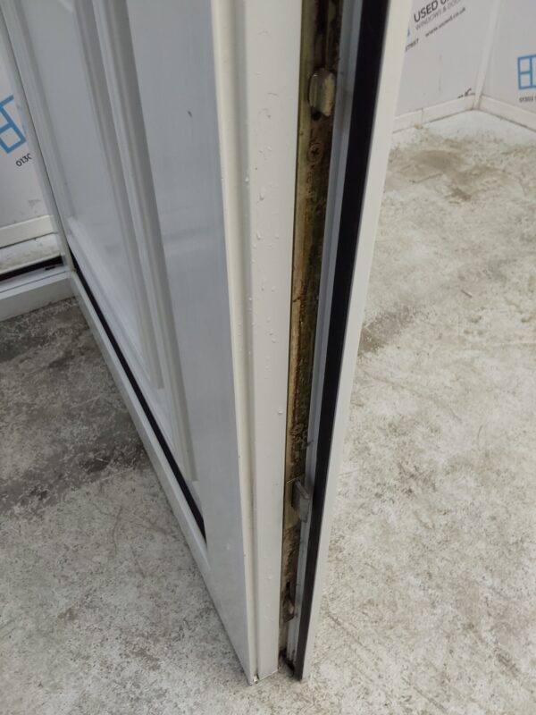 Used White Upvc Front Door And Side Panel 1225mm x 2040mm (reduce to 1210mm) DS002 - Image 7