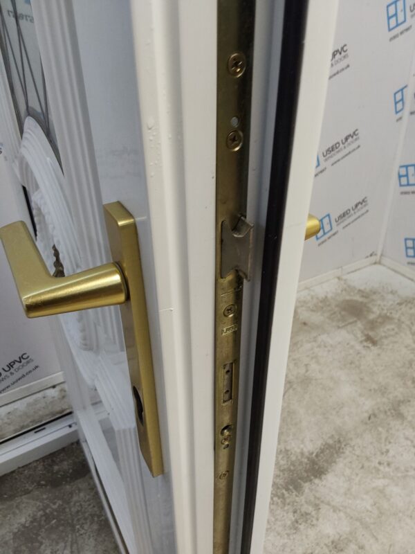 Used White Upvc Front Door 910mm x 2070mm (reduce to 885mm) C7D019 - Image 5