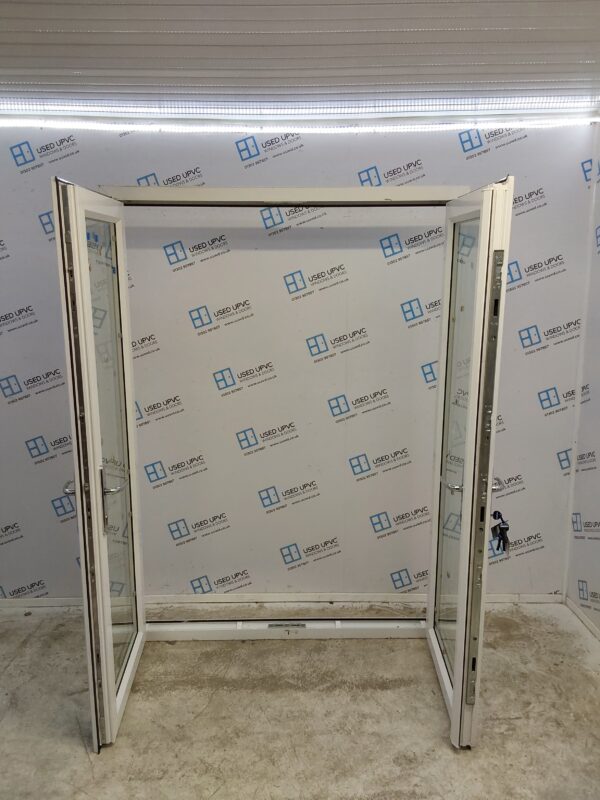 Brand New White Upvc French Doors 1490mm x 2035mm EA3 - Image 2