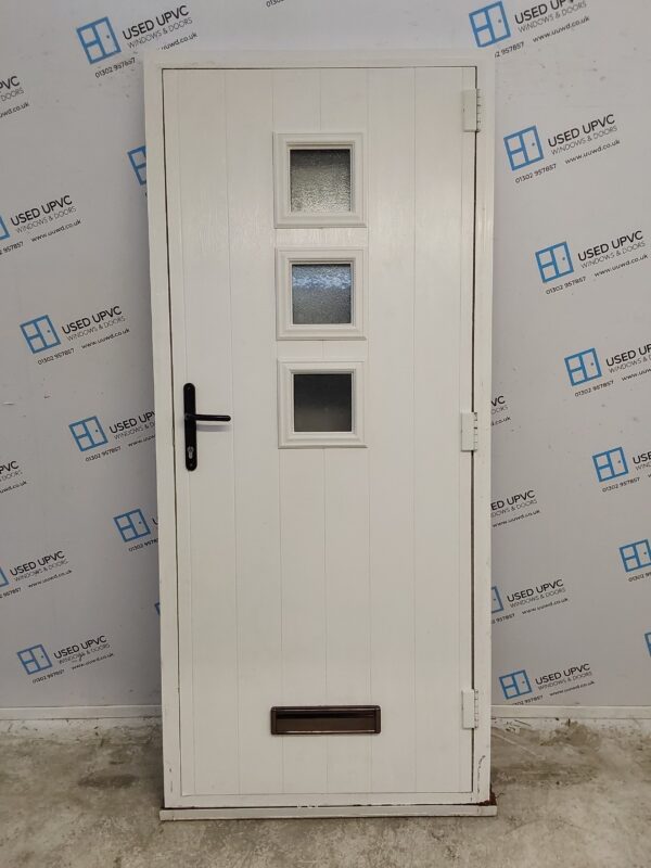 Used Anthracite Grey Composite Front Door 920mm x 2095mm 0820 - Image 2