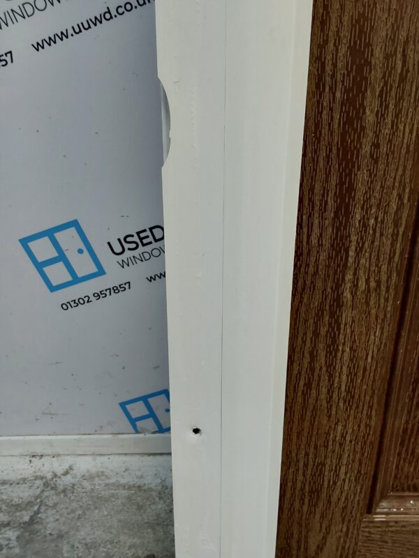 Used Brown Composite Front Door 950mm x 2050mm (Reduce To 900mm) 0668 - Image 14