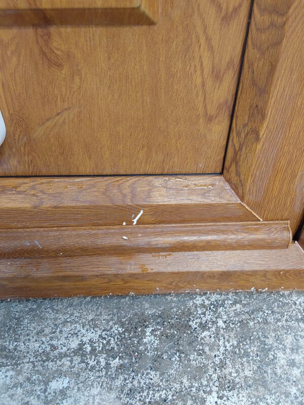 Used Oak Upvc Back Door 900mm x 2045mm 0537 - Image 9