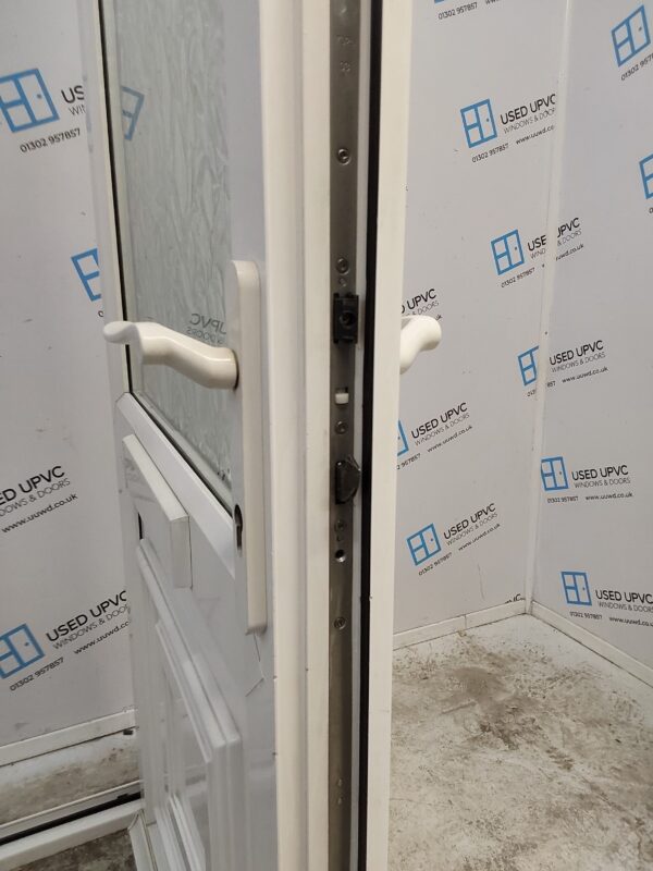 Used White Upvc Front Door 910mm x 2065mm 0478 - Image 5