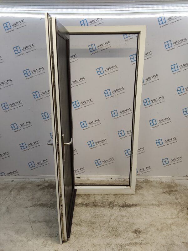 Used Black Upvc Back Door 945mm x 2100mm (Reduce To 925mm) 0456 - Image 3