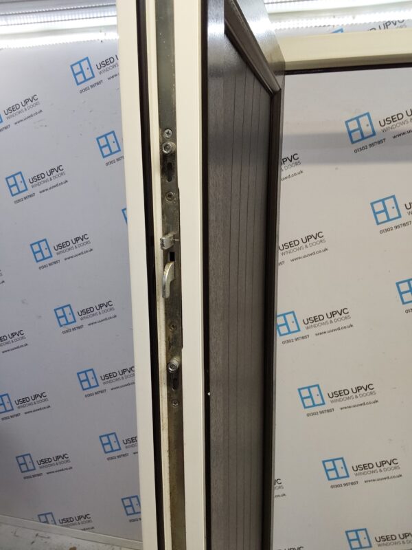 Used Black Upvc Back Door 945mm x 2100mm (Reduce To 925mm) 0456 - Image 4