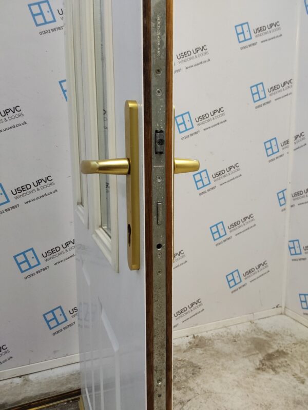 Used White Composite Back Door 1010mm x 2040mm 0420 - Image 5