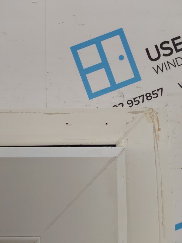 Used White Upvc Front Door 930mm x 2080mm(Reduce To 890mm) 0367 - Image 7