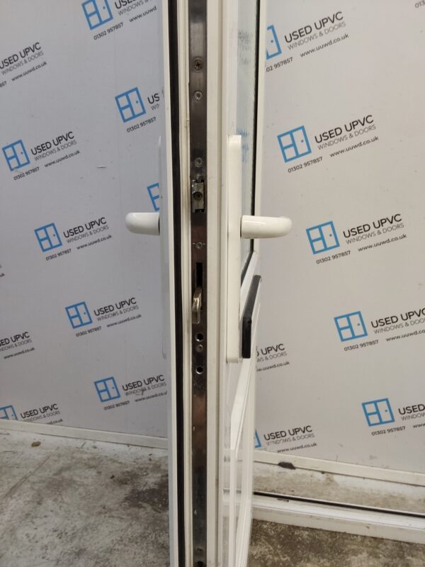 Used White Upvc Front Door 930mm x 2080mm(Reduce To 890mm) 0367 - Image 5