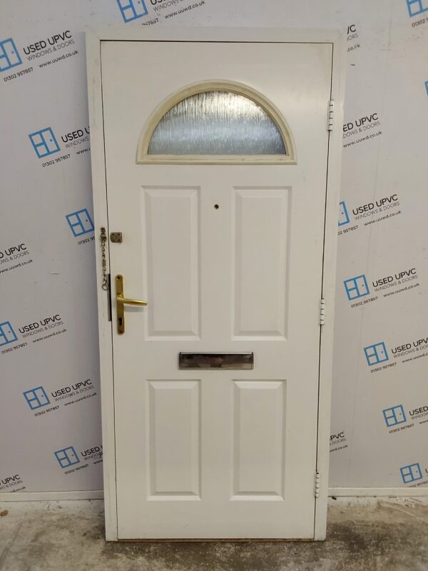 Used White Composite Front Door 935mm x 2045mm 0706 - Image 2